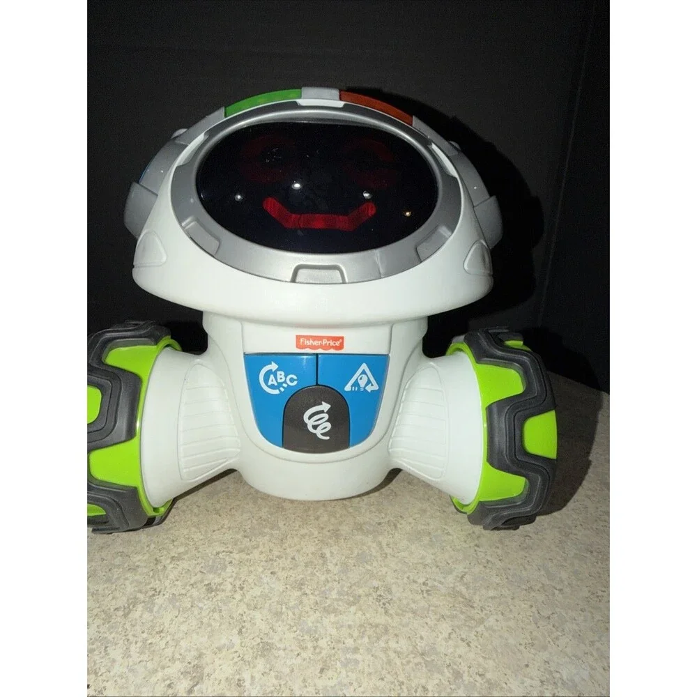 Robot Fisher Price Moby Interactive Dancing Games Educational Talking Lights Fun